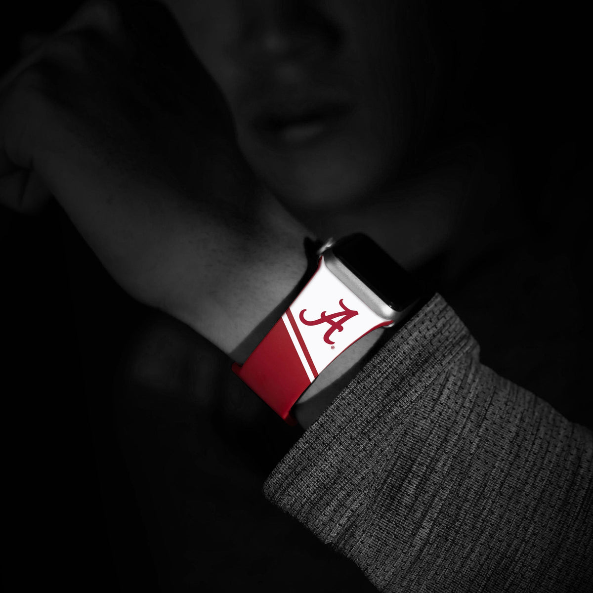 Alabama Crimson Tide HD Apple Watch Band