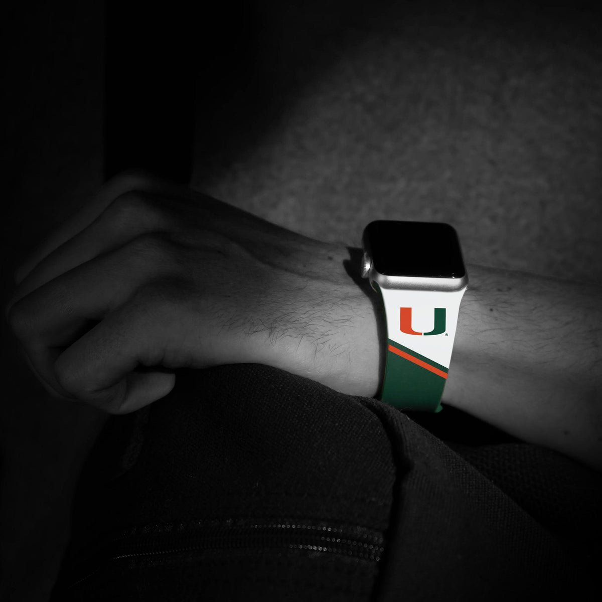 Miami Hurricanes HD Apple Watch Band
