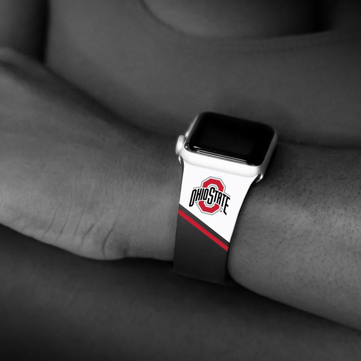 Ohio State Buckeyes HD Apple Watch Band