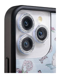 Camera Bling Blue - Arleathercraft iPhone 15 Pro/15 Pro Max