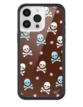 Cross Bones iPhone Case - Arleathercraft iPhone 15 Pro Max