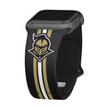 Central Florida Knights HD Apple Watch Band - Arleathercraft Stripes / 38/40/41mm(42mm Series 10) / Short