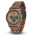 Espresso Walnut Chronograph Watch