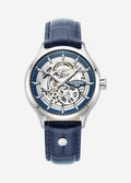 Competence Skeleton IV Blue skeleton dial, blue leather strap Blue Skeleton Dial