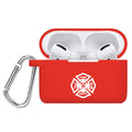 Firefighter First Responder Apple AirPods Pro 1 & 2 Case Cover - Arleathercraft Red