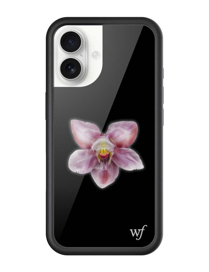 Orchid | Black iPhone Case