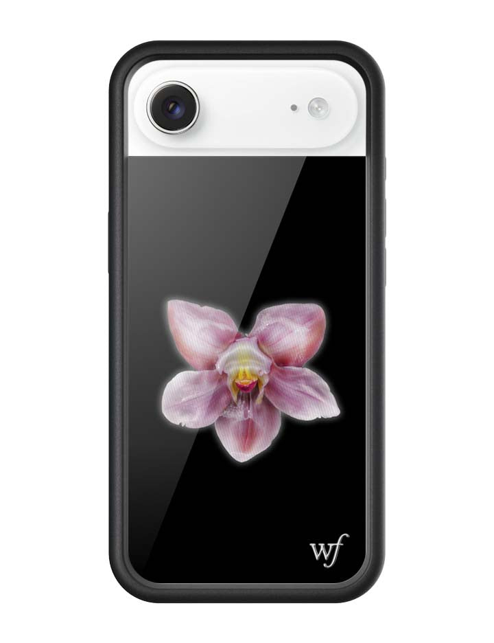 Orchid | Black iPhone Case