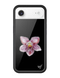 Orchid | Black iPhone Case - Arleathercraft iPhone Air