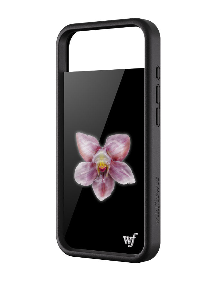 Orchid | Black iPhone Case