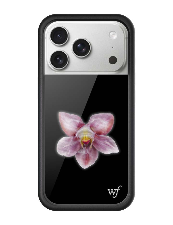 Orchid | Black iPhone Case