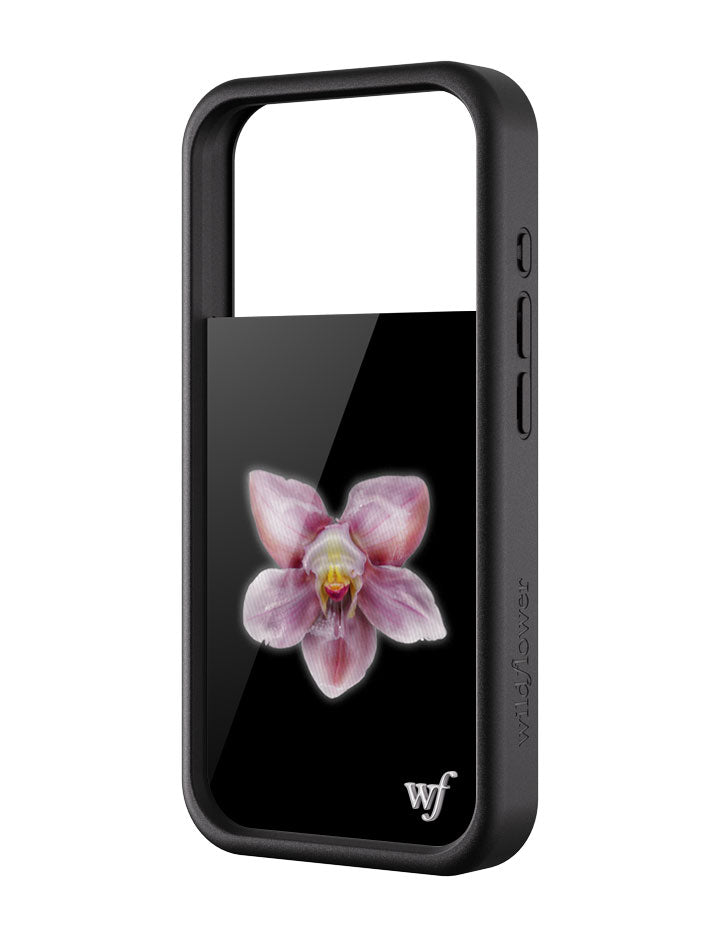 Orchid | Black iPhone Case