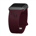 Florida State Seminoles Engraved Apple Watch Band - Arleathercraft Maroon / 38/40/41mm(42mm Series 10)