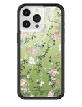 Gallery Girlie Green iPhone Case - Arleathercraft iPhone 15 Pro Max