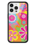 Flower Power iPhone Case - Arleathercraft iPhone 15 Pro Max