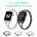 Stainless Steel Apple Watch Strap Series 11/10/9/8/7/6/5/4/ SE / Ultra 1/2/3 - Arleathercraft