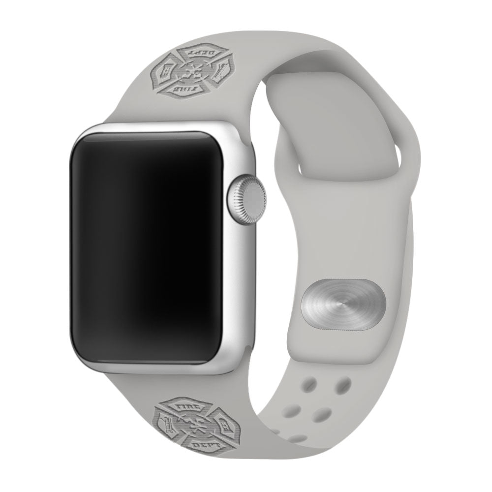 Firefighter First Responder Engraved  Apple Watch Band