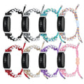 Fitbit Inspire 3, 2, 1, HR Braided Bead Band - Stylish Strap