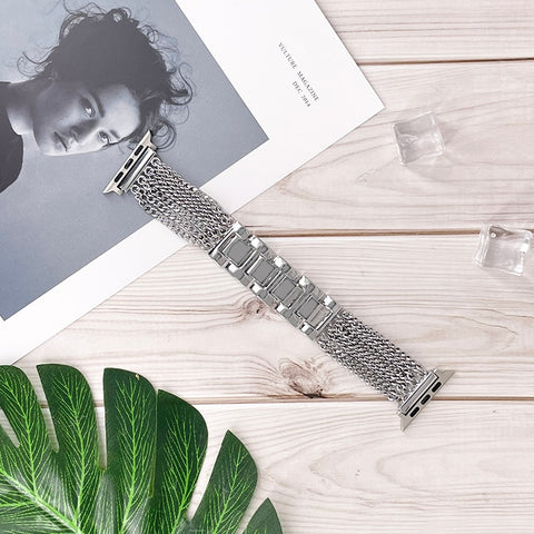 Stainless Steel Chain Apple Watch Strap