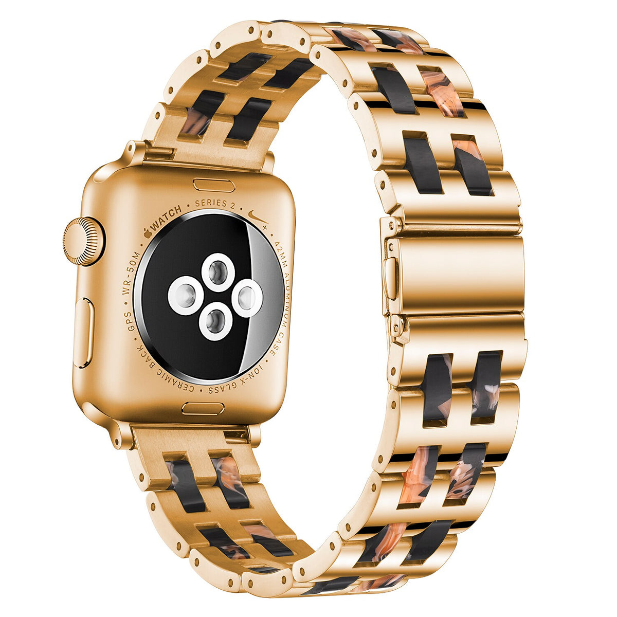 Resin & Stainless Steel Apple Watch Band