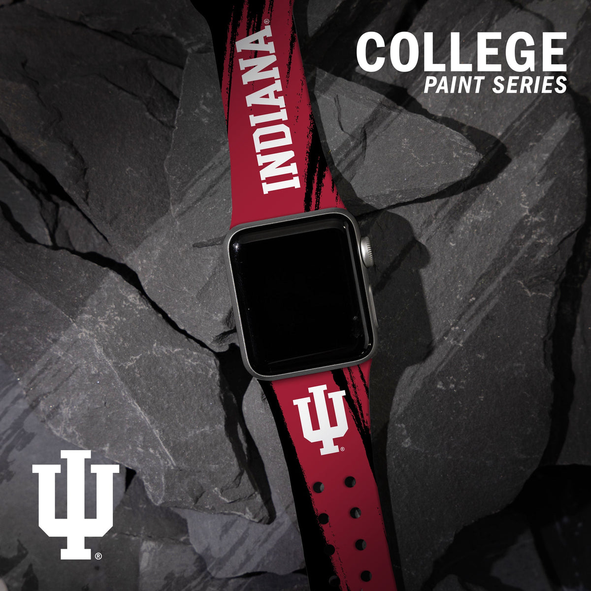 Indiana Hoosiers HD Apple Watch Band
