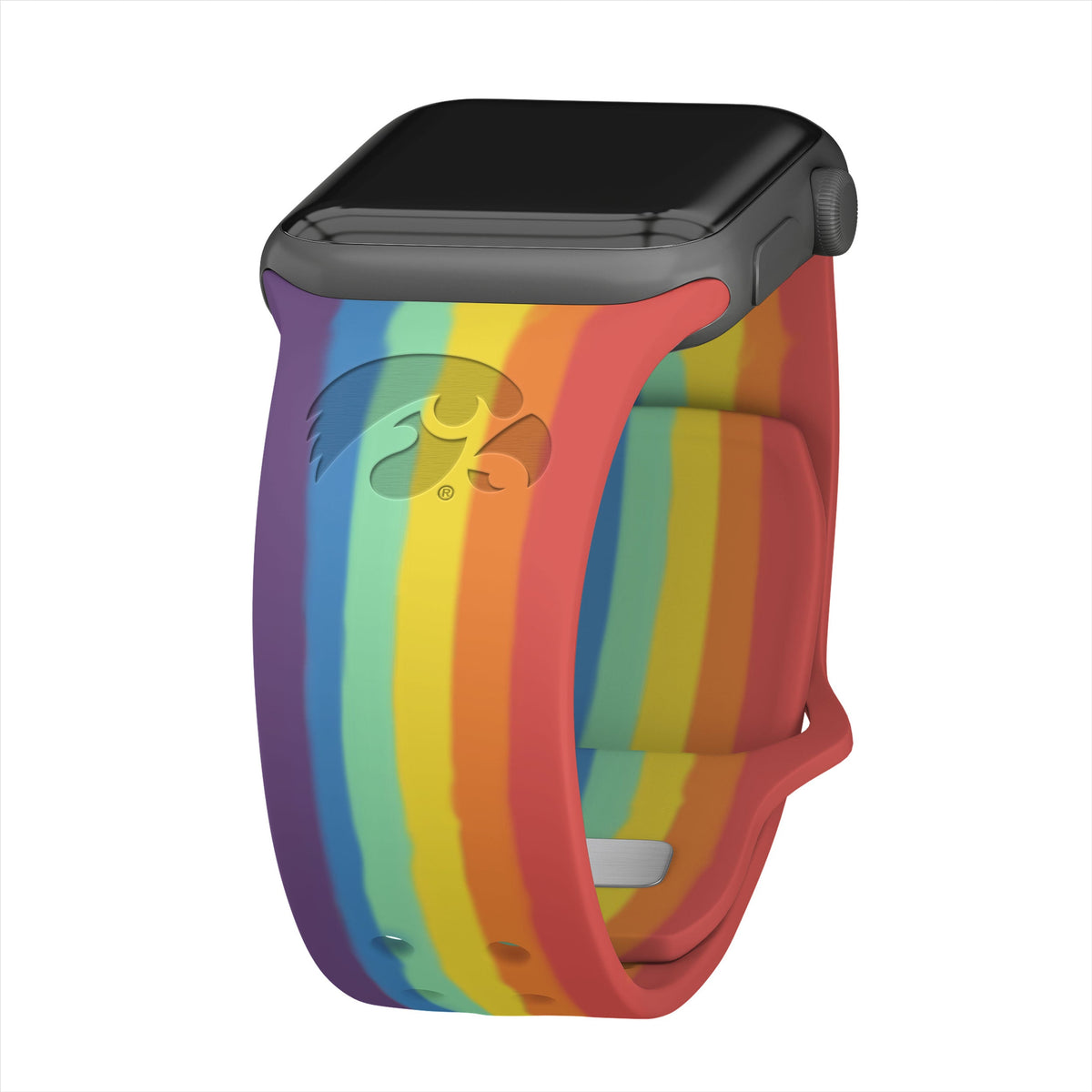 Iowa Hawkeyes Engraved Apple Watch Band