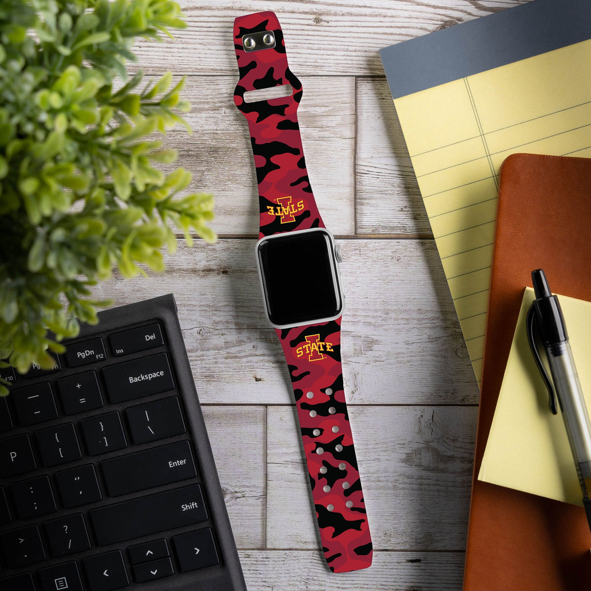 Iowa State Cyclones HD Apple Watch Band