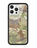 Cat Camo iPhone Case - Arleathercraft iPhone 16 Pro Max