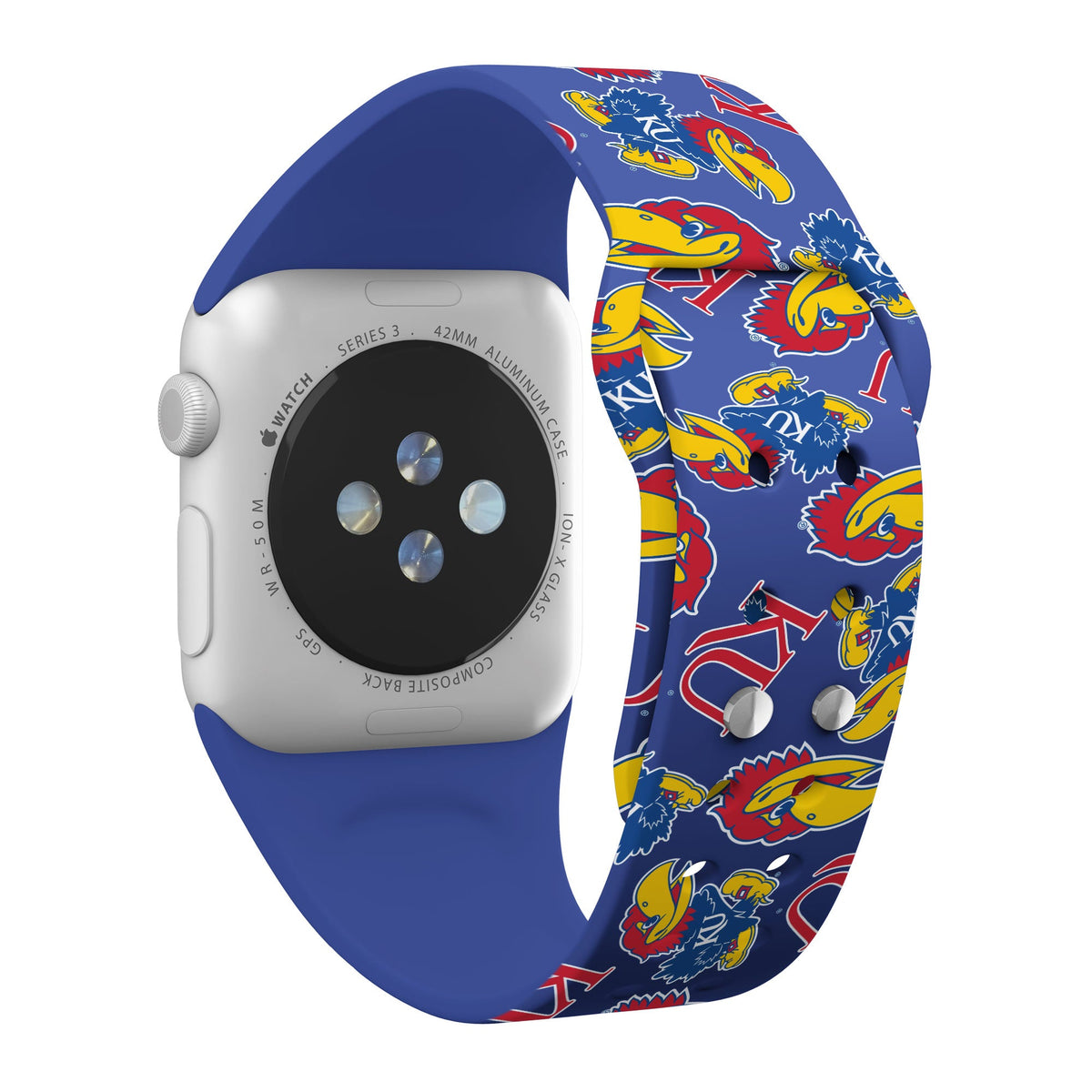 Kansas Jayhawks HD Apple Watch Band