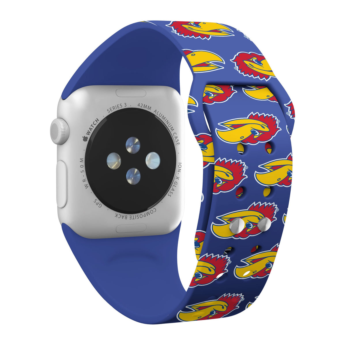 Kansas Jayhawks HD Apple Watch Band