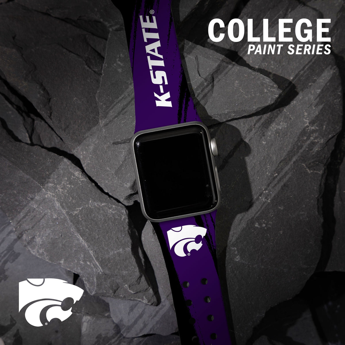 Kansas State Wildcats HD Apple Watch Band