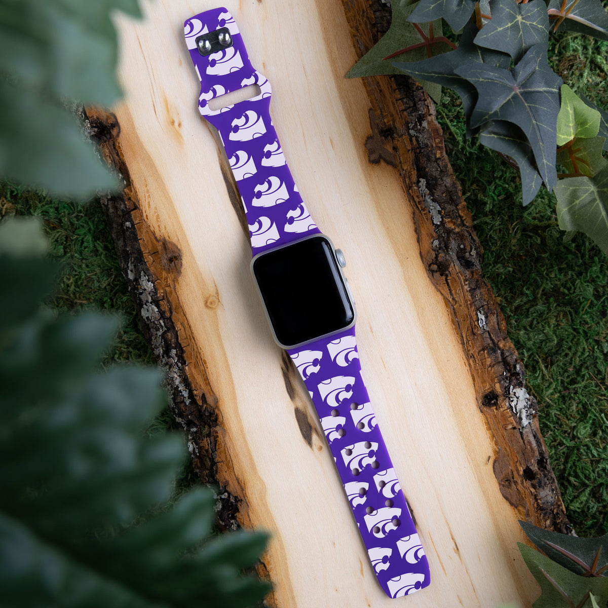 Kansas State Wildcats HD Apple Watch Band