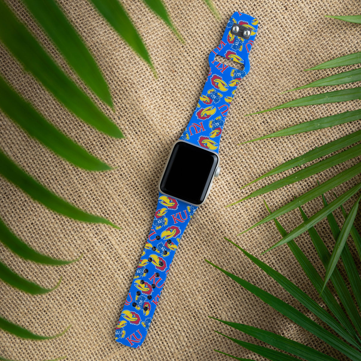 Kansas Jayhawks HD Apple Watch Band