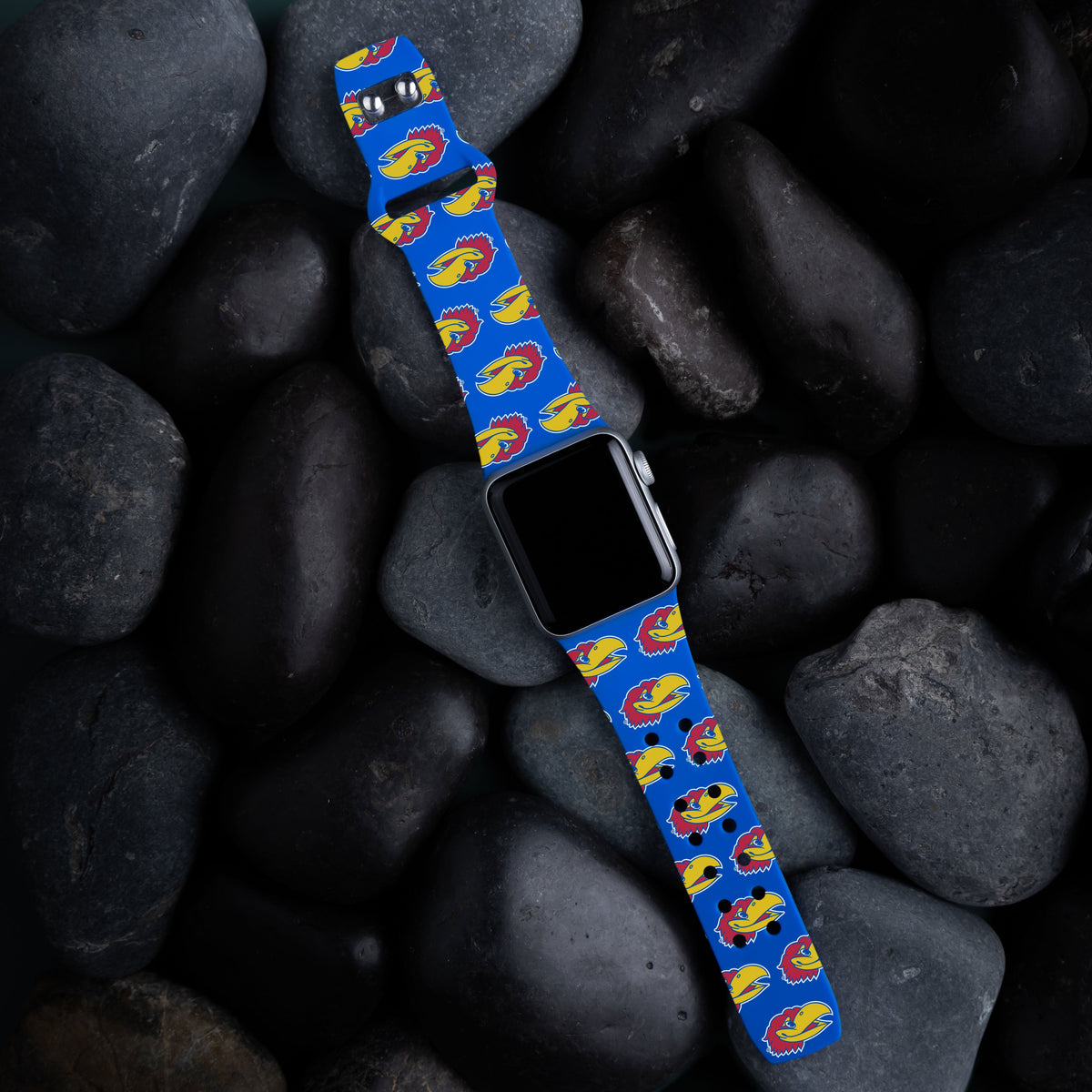 Kansas Jayhawks HD Apple Watch Band