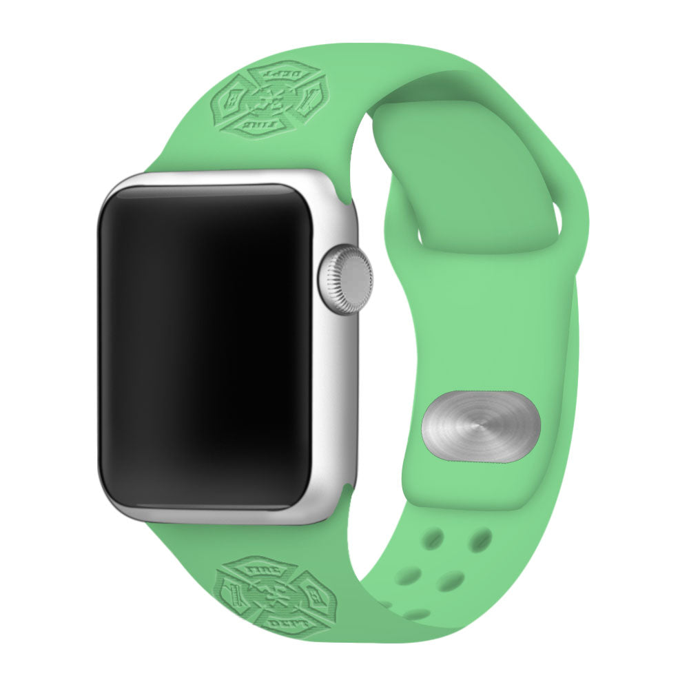 Firefighter First Responder Engraved  Apple Watch Band