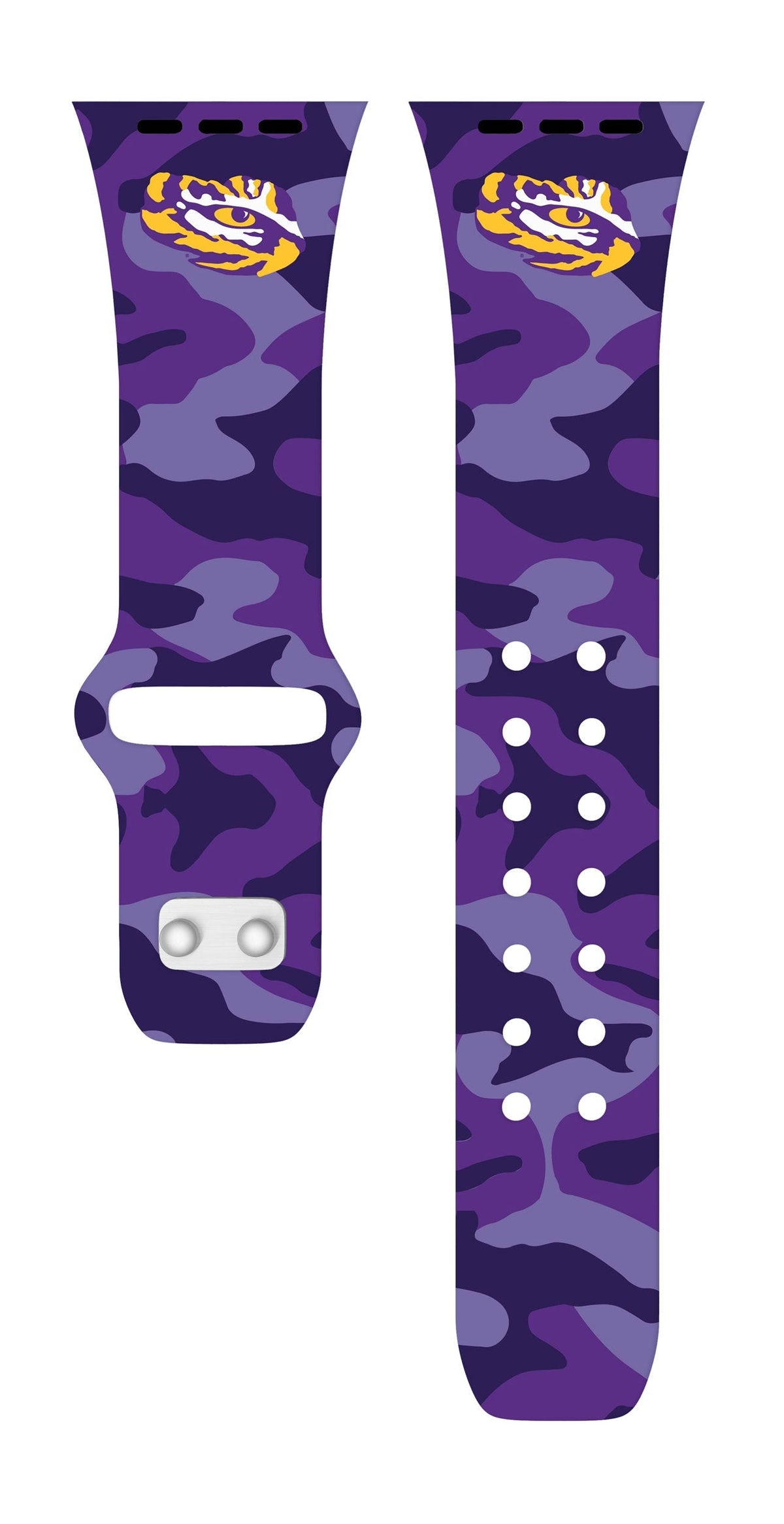 LSU Tigers HD Apple Watch Band