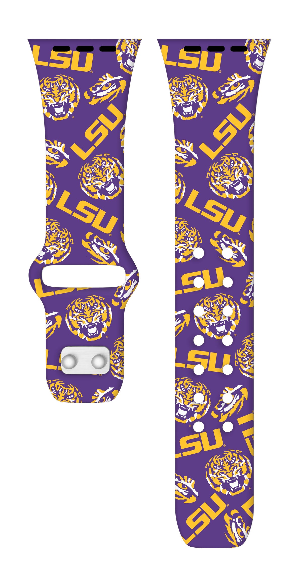 LSU Tigers HD Apple Watch Band
