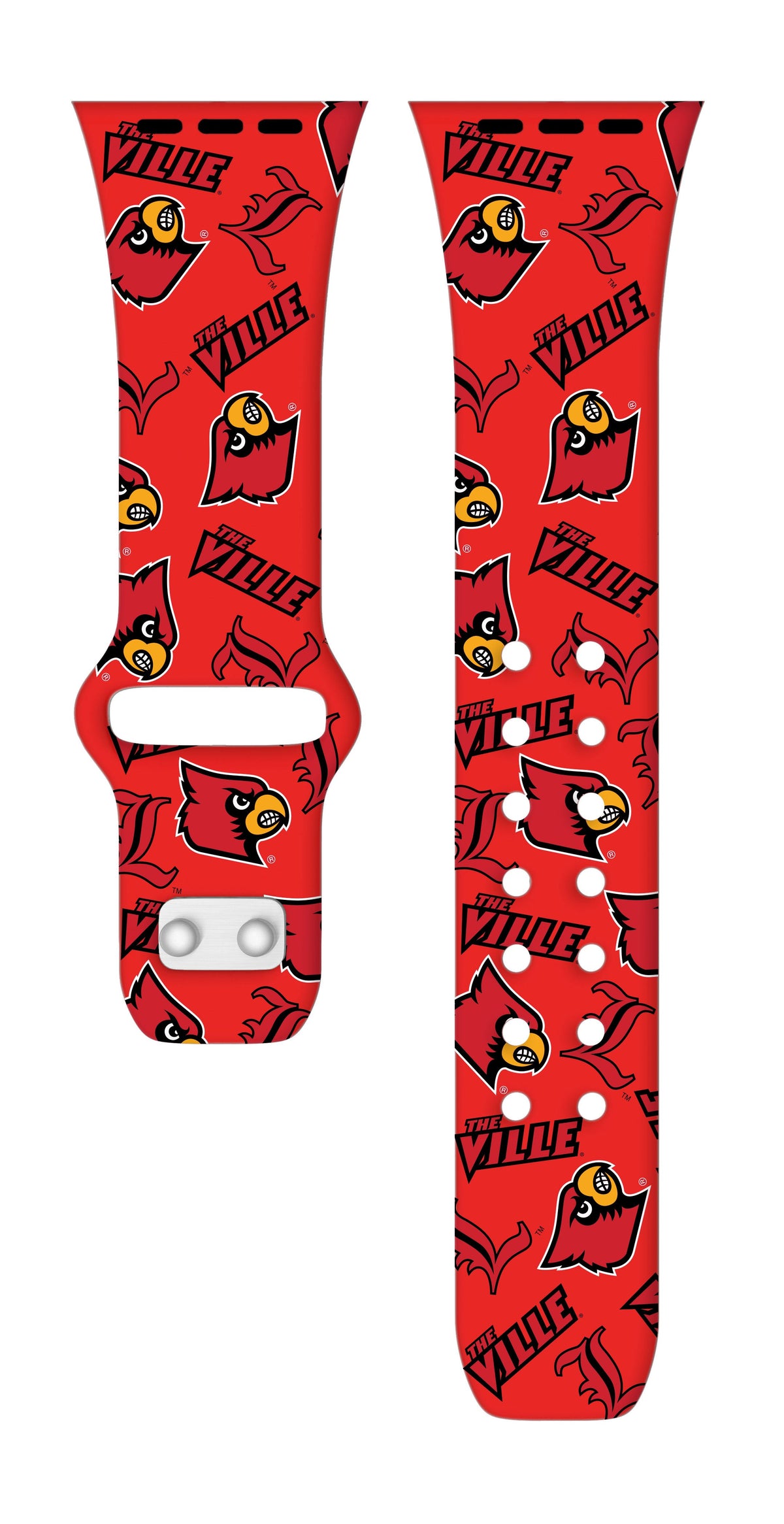 Louisville Cardinals HD Apple Watch Band