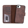 Magic iPhone 16E Detachable Leather Wallet Case