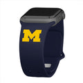 Michigan Wolverines Apple Watch Band - Arleathercraft Michigan / 38/40/41mm(42mm Series 10)