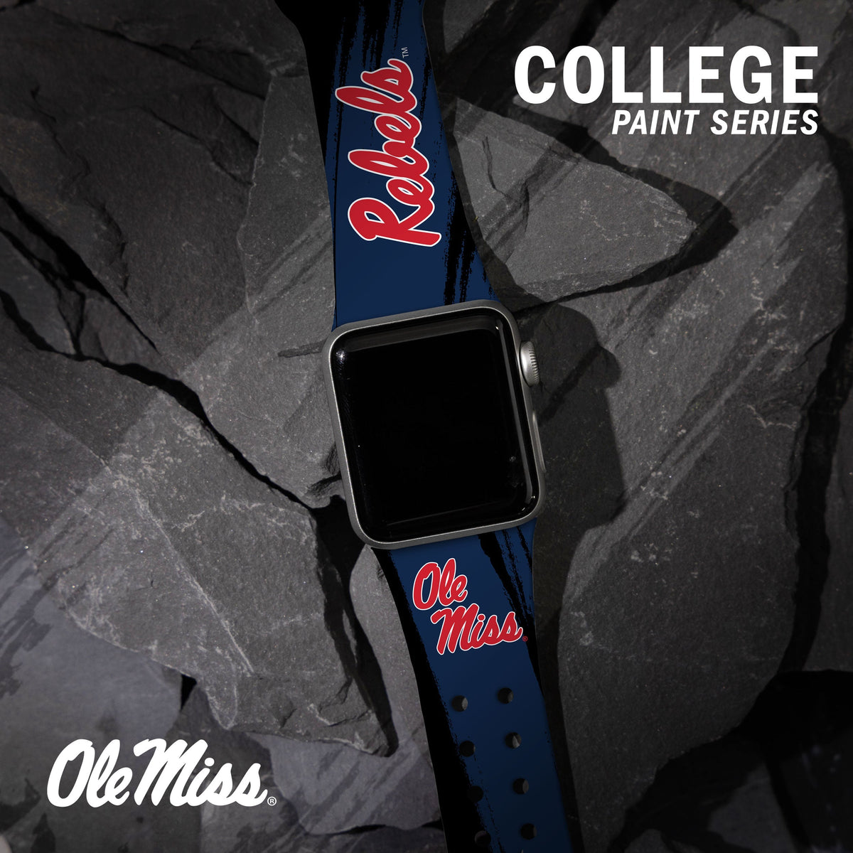 Mississippi Ole Miss HD Apple Watch Band