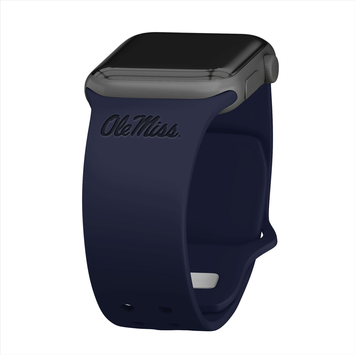 Mississippi Ole Miss Rebels Engraved Apple Watch Band