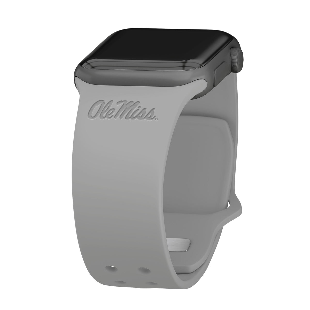 Mississippi Ole Miss Rebels Engraved Apple Watch Band