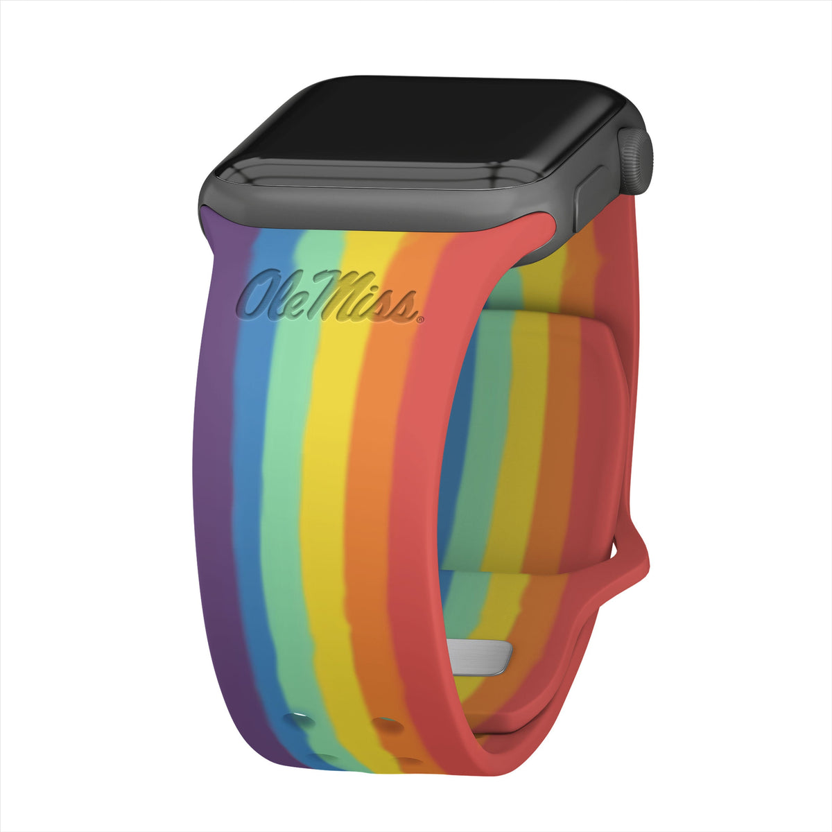 Mississippi Ole Miss Rebels Engraved Apple Watch Band