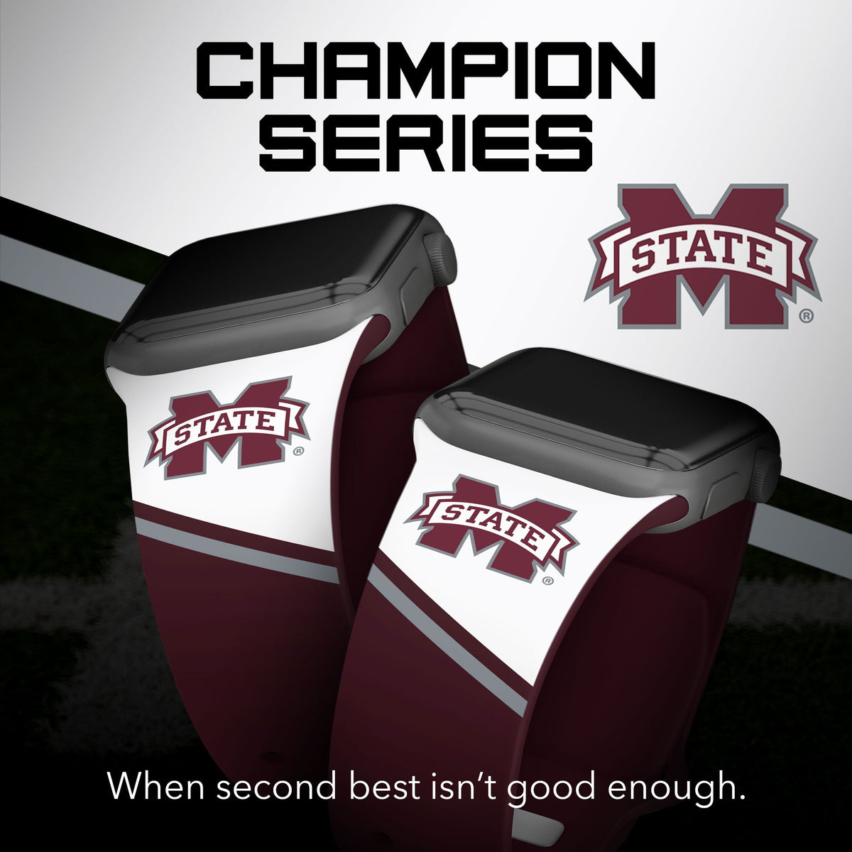 Mississippi State Bulldogs HD Apple Watch Band