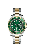Mod Submariner Two-Tone Gold Green