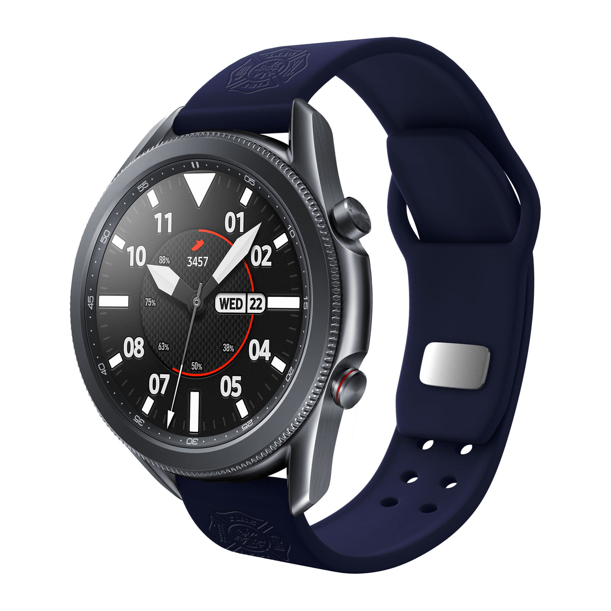 Firefighter First Responder  Watchband for Samsung, Garmin, Fossil, and More for Samsung, Garmin, Fossil, and More