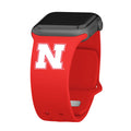 Nebraska Huskers Apple Watch Band - Arleathercraft Red / 38/40/41mm(42mm Series 10)