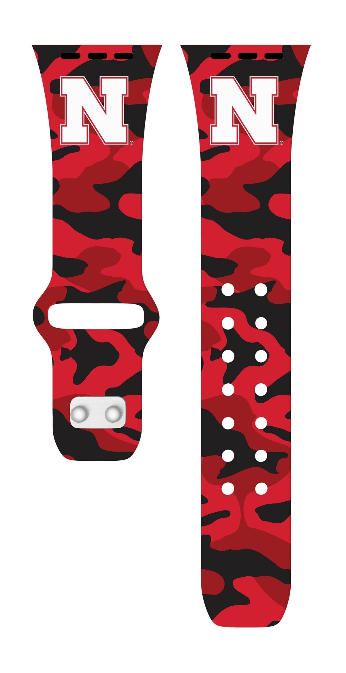 Nebraska Huskers HD Apple Watch Band