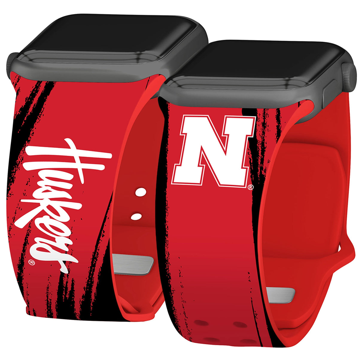 Nebraska Huskers HD Apple Watch Band