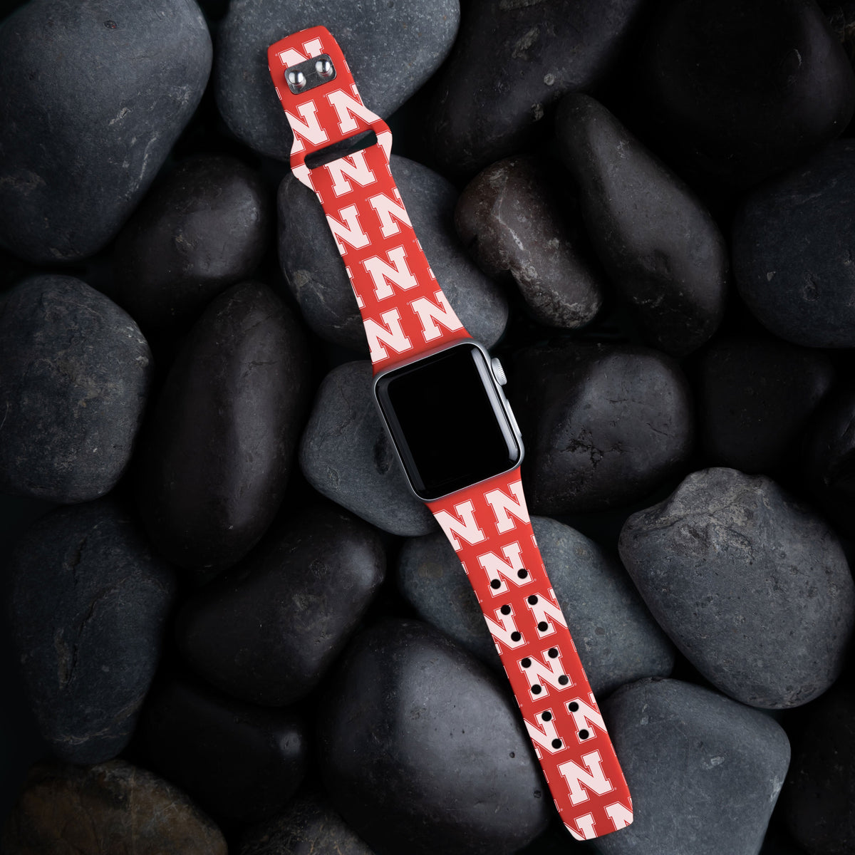 Nebraska Huskers HD Apple Watch Band